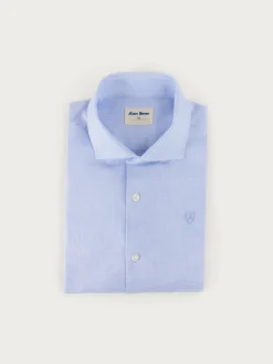 Trajes - Vestir|Camisas<Alvaro Moreno CAMISA MICROESTRUCTURA KIDS Celeste