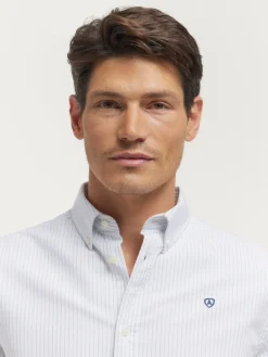 Oxford<Alvaro Moreno CAMISA OXFORD ASTON Azul