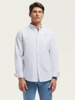 Oxford<Alvaro Moreno CAMISA OXFORD ASTON Celeste