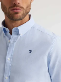 Oxford<Alvaro Moreno CAMISA OXFORD BASIC Celeste