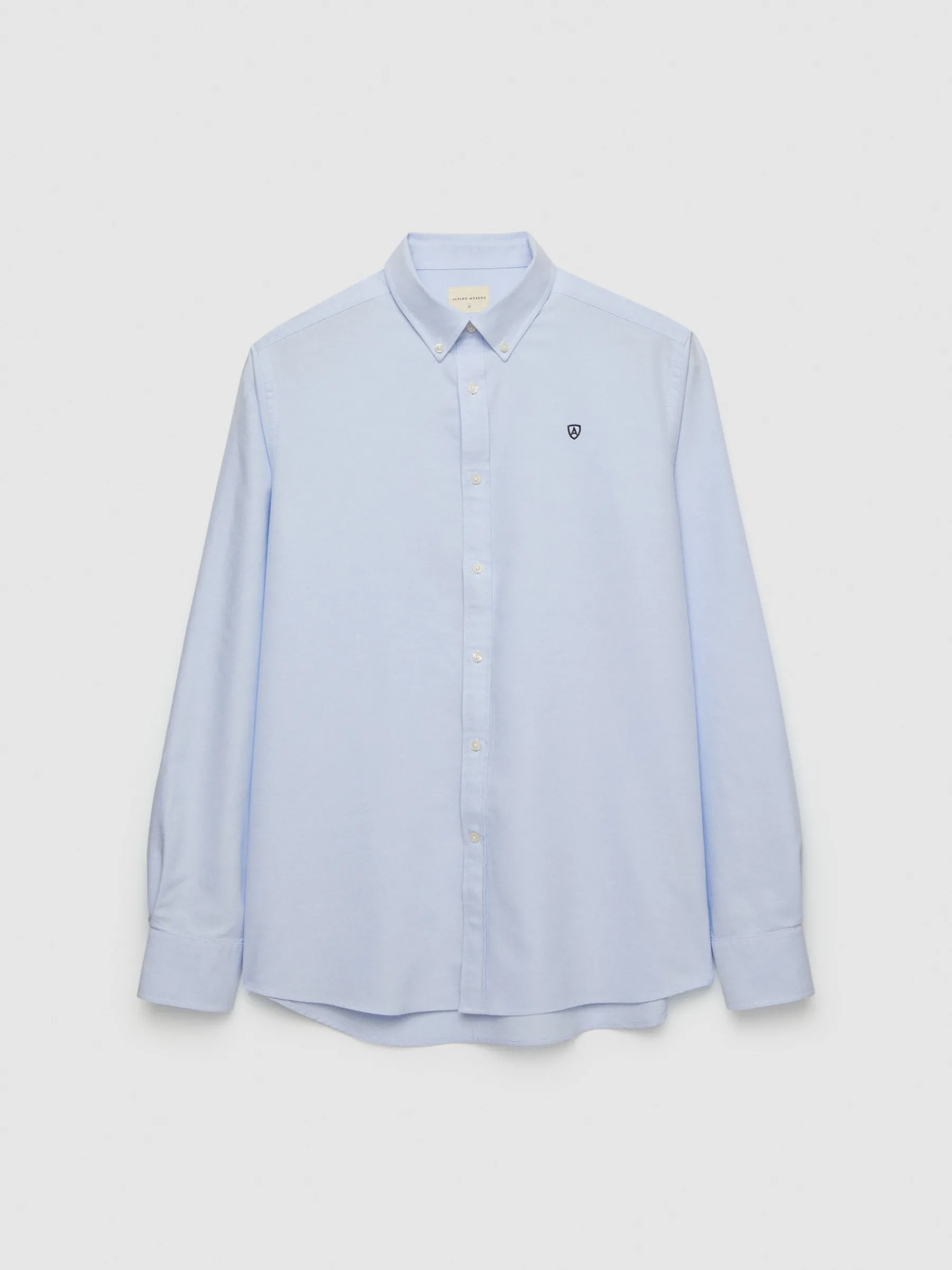 Oxford<Alvaro Moreno CAMISA OXFORD BASIC Celeste