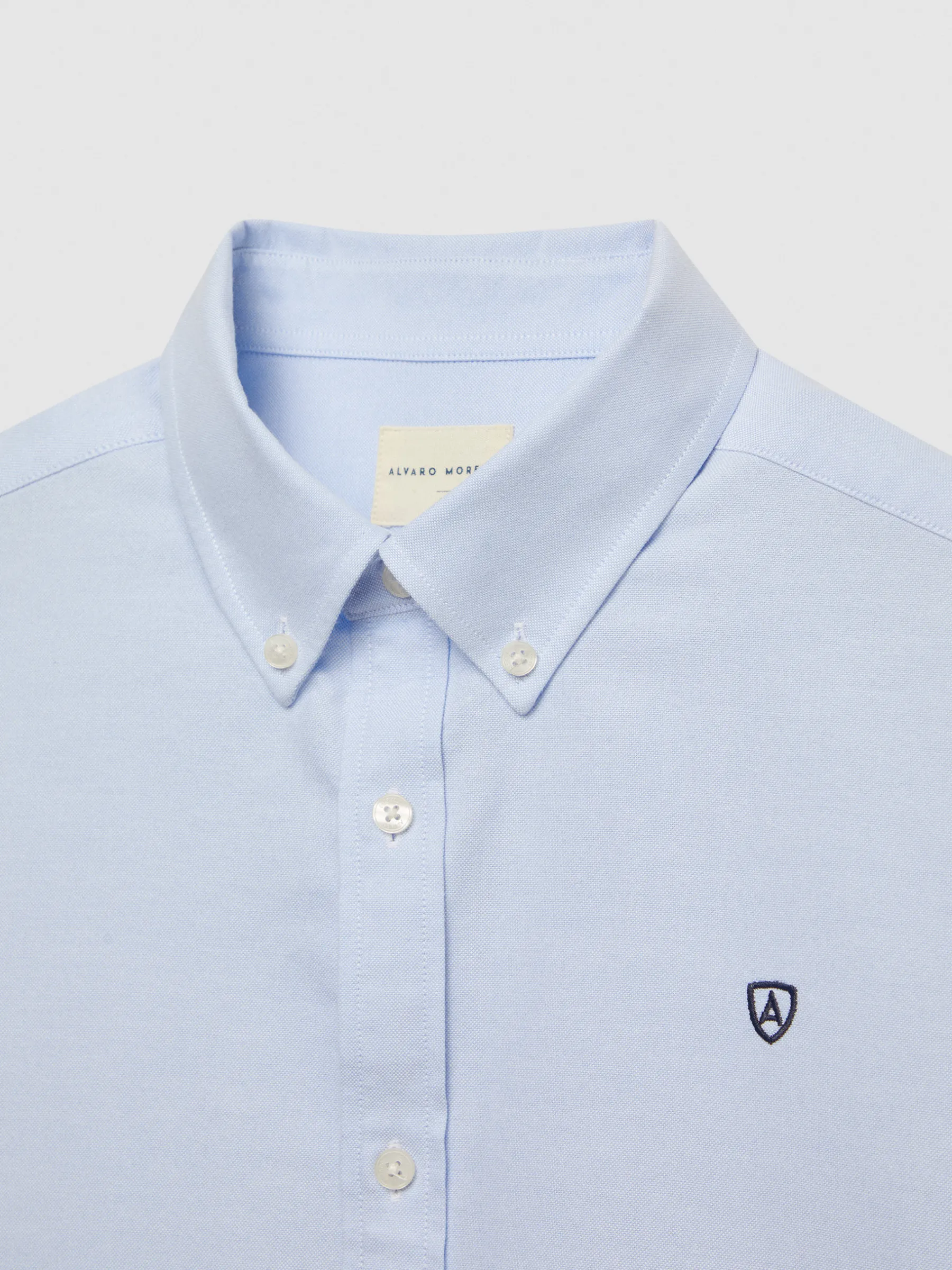 Oxford<Alvaro Moreno CAMISA OXFORD BASIC Celeste