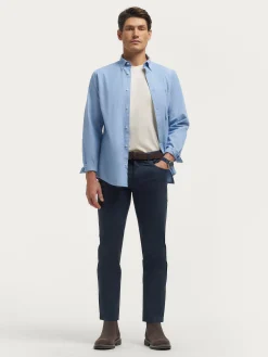 Oxford<Alvaro Moreno CAMISA OXFORD CHAMBRAY Celeste