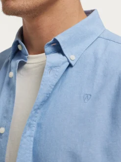Oxford<Alvaro Moreno CAMISA OXFORD CHAMBRAY Celeste
