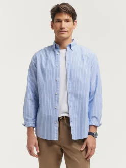 Oxford<Alvaro Moreno CAMISA OXFORD CLUB Azul