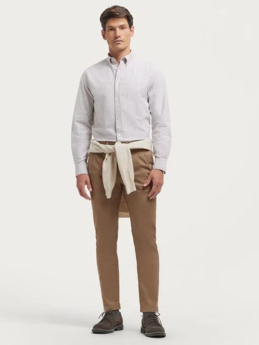 Oxford<Alvaro Moreno CAMISA OXFORD CLUB Beige