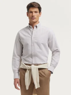 Oxford<Alvaro Moreno CAMISA OXFORD CLUB Beige