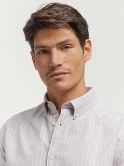 Oxford<Alvaro Moreno CAMISA OXFORD CLUB Beige