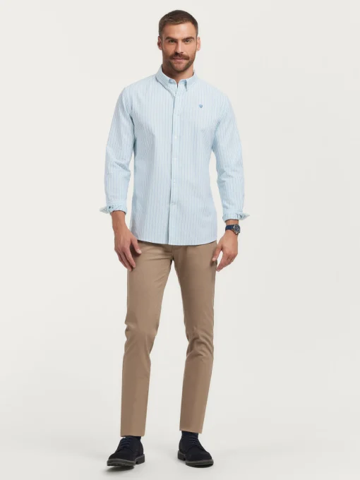 Oxford<Alvaro Moreno CAMISA OXFORD FANCY STR Verde