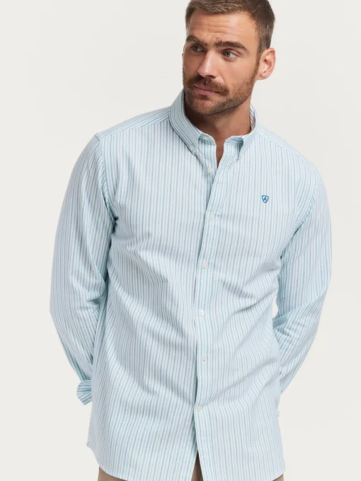 Oxford<Alvaro Moreno CAMISA OXFORD FANCY STR Verde