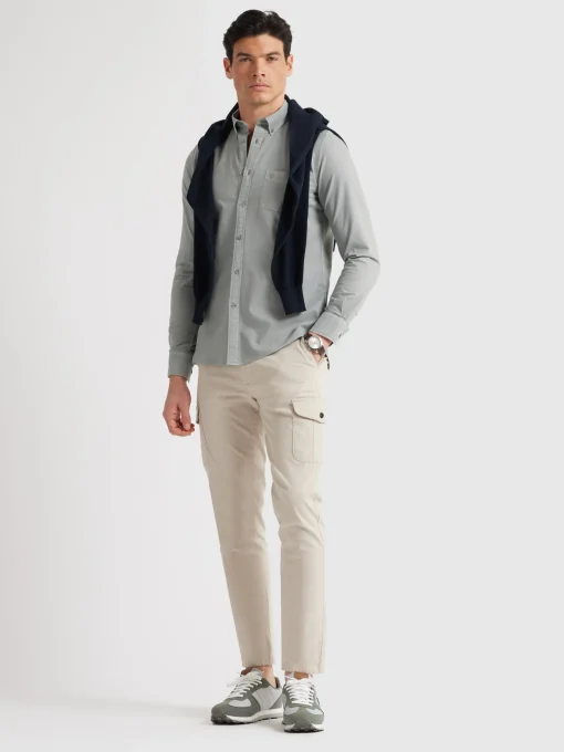 Oxford<Alvaro Moreno CAMISA OXFORD POCKET DYE Gris