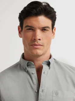 Oxford<Alvaro Moreno CAMISA OXFORD POCKET DYE Gris