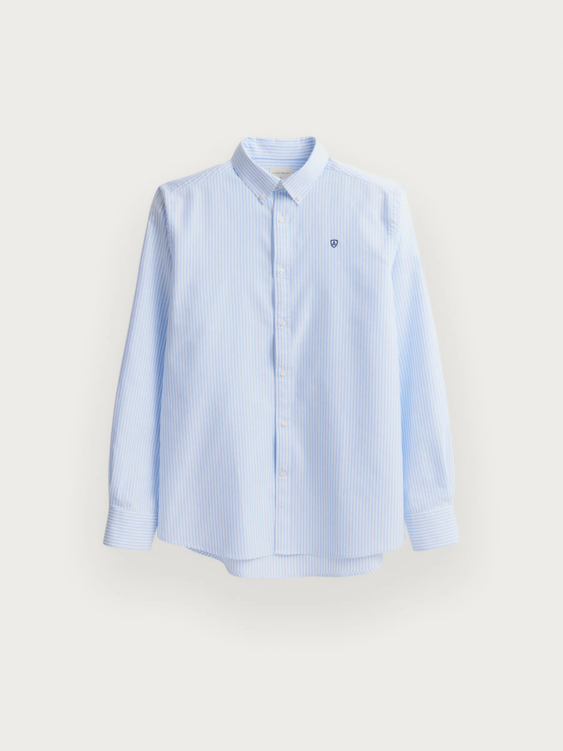 Oxford<Alvaro Moreno CAMISA OXFORD RAYAS Celeste