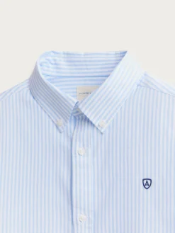Oxford<Alvaro Moreno CAMISA OXFORD RAYAS Celeste