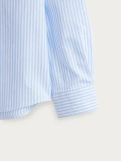 Camisas<Alvaro Moreno CAMISA OXFORD RAYAS KIDS Celeste