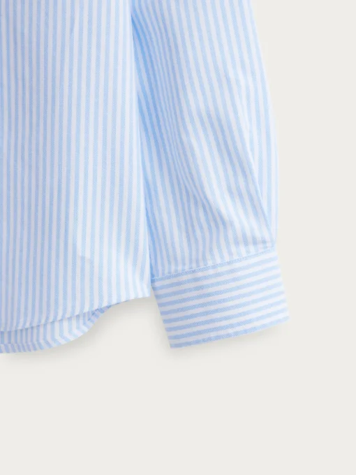 Camisas<Alvaro Moreno CAMISA OXFORD RAYAS KIDS Celeste