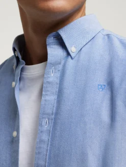 Oxford<Alvaro Moreno CAMISA OXFORD SOLID Azul