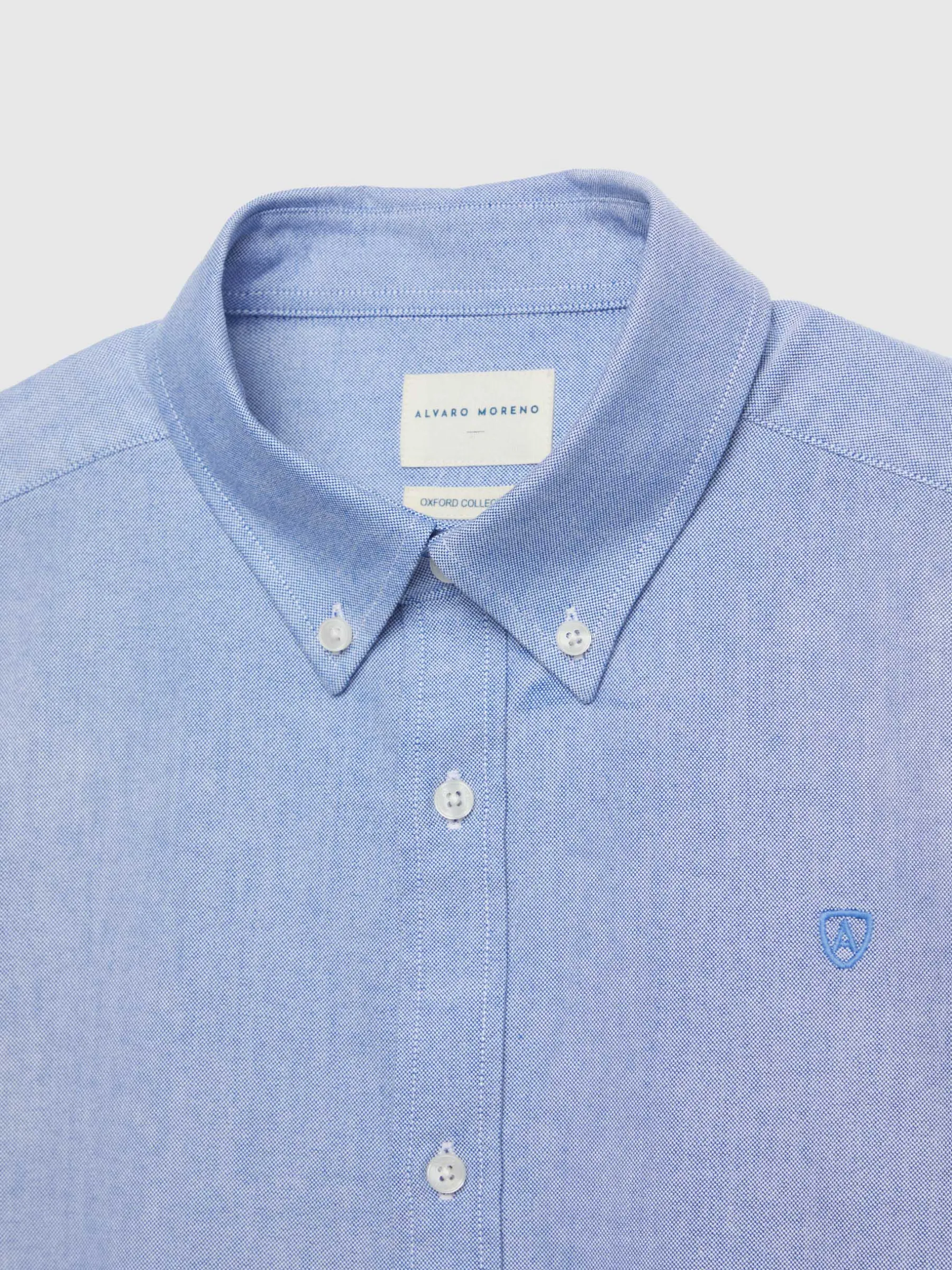 Oxford<Alvaro Moreno CAMISA OXFORD SOLID Azul