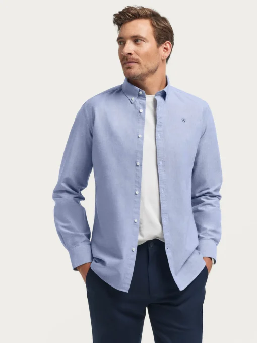 Oxford<Alvaro Moreno CAMISA OXFORD SOLID Azul