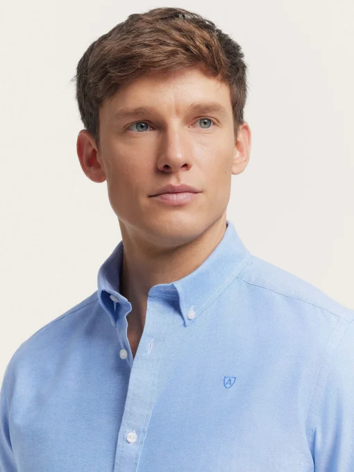 Oxford<Alvaro Moreno CAMISA OXFORD SOLID Azul