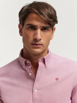 Oxford<Alvaro Moreno CAMISA OXFORD SOLID Burdeos