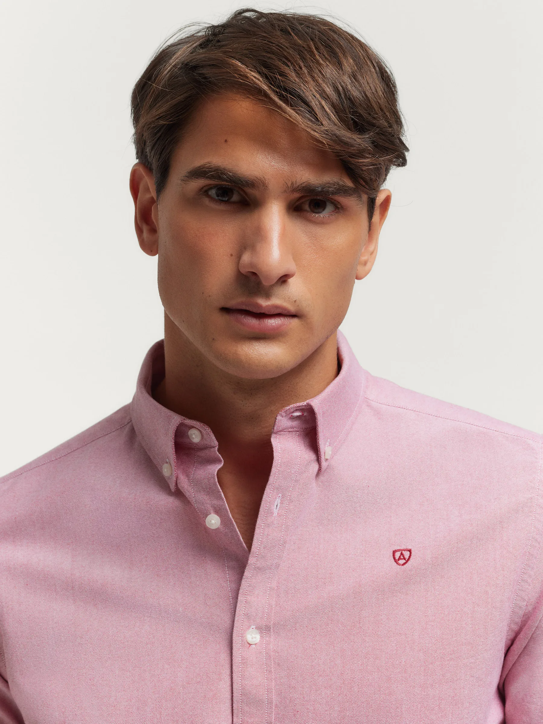 Oxford<Alvaro Moreno CAMISA OXFORD SOLID Burdeos
