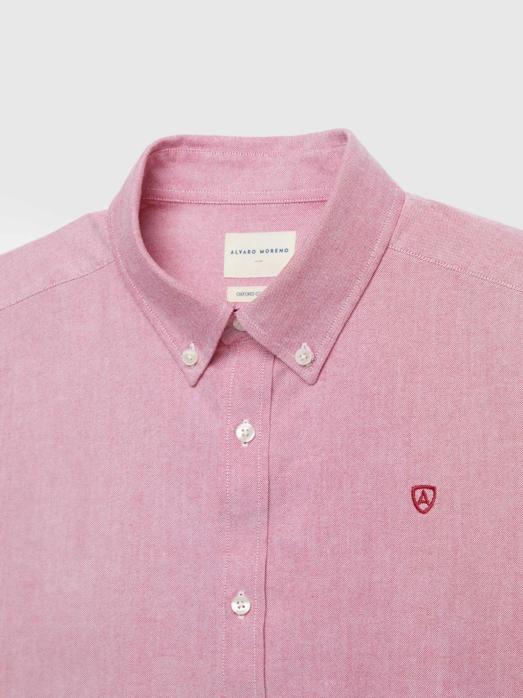 Oxford<Alvaro Moreno CAMISA OXFORD SOLID Burdeos