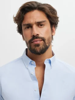 Oxford<Alvaro Moreno CAMISA OXFORD SOLID Celeste