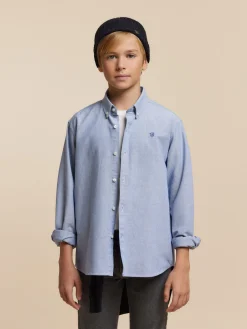 Camisas<Alvaro Moreno CAMISA OXFORD SOLID KIDS Azul