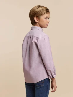 Camisas<Alvaro Moreno CAMISA OXFORD SOLID KIDS Burdeos