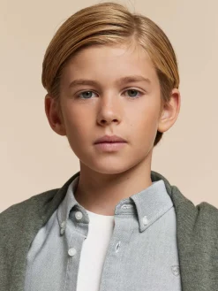 Camisas<Alvaro Moreno CAMISA OXFORD SOLID KIDS Verde