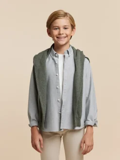 Camisas<Alvaro Moreno CAMISA OXFORD SOLID KIDS Verde