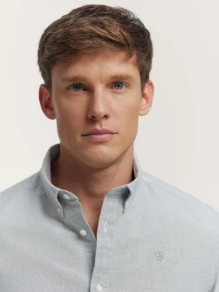 Oxford<Alvaro Moreno CAMISA OXFORD SOLID Verde