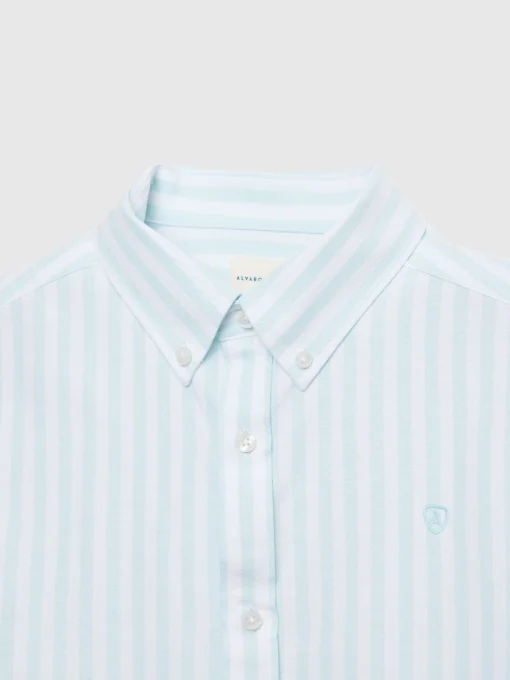 Oxford<Alvaro Moreno CAMISA OXFORD SUNSET Verde Agua