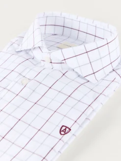 Casual<Alvaro Moreno CAMISA POPELIN CUADROS Burdeos