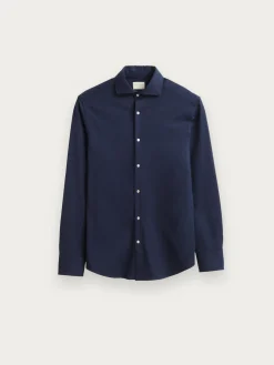 Casual<Alvaro Moreno CAMISA PUNTO ELASTICO Azul Marino