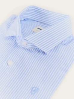 Camisas<Alvaro Moreno CAMISA RAYAS FIL A FIL KIDS Celeste