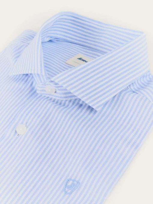 Camisas<Alvaro Moreno CAMISA RAYAS FIL A FIL KIDS Celeste