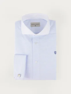 Camisas Vestir|Camisas Vestir<Alvaro Moreno CAMISA RAYAS P.DOBLE Celeste