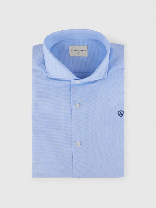 Camisas Vestir|Camisas Vestir<Alvaro Moreno CAMISA VESTIR MICRO GALLO Celeste