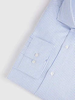Camisas Vestir|Camisas Vestir<Alvaro Moreno CAMISA VESTIR RAYAS Celeste