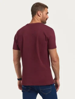 Camisetas<Alvaro Moreno CAMISETA BASICA Burdeos