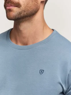 Camisetas<Alvaro Moreno CAMISETA BASICA Celeste