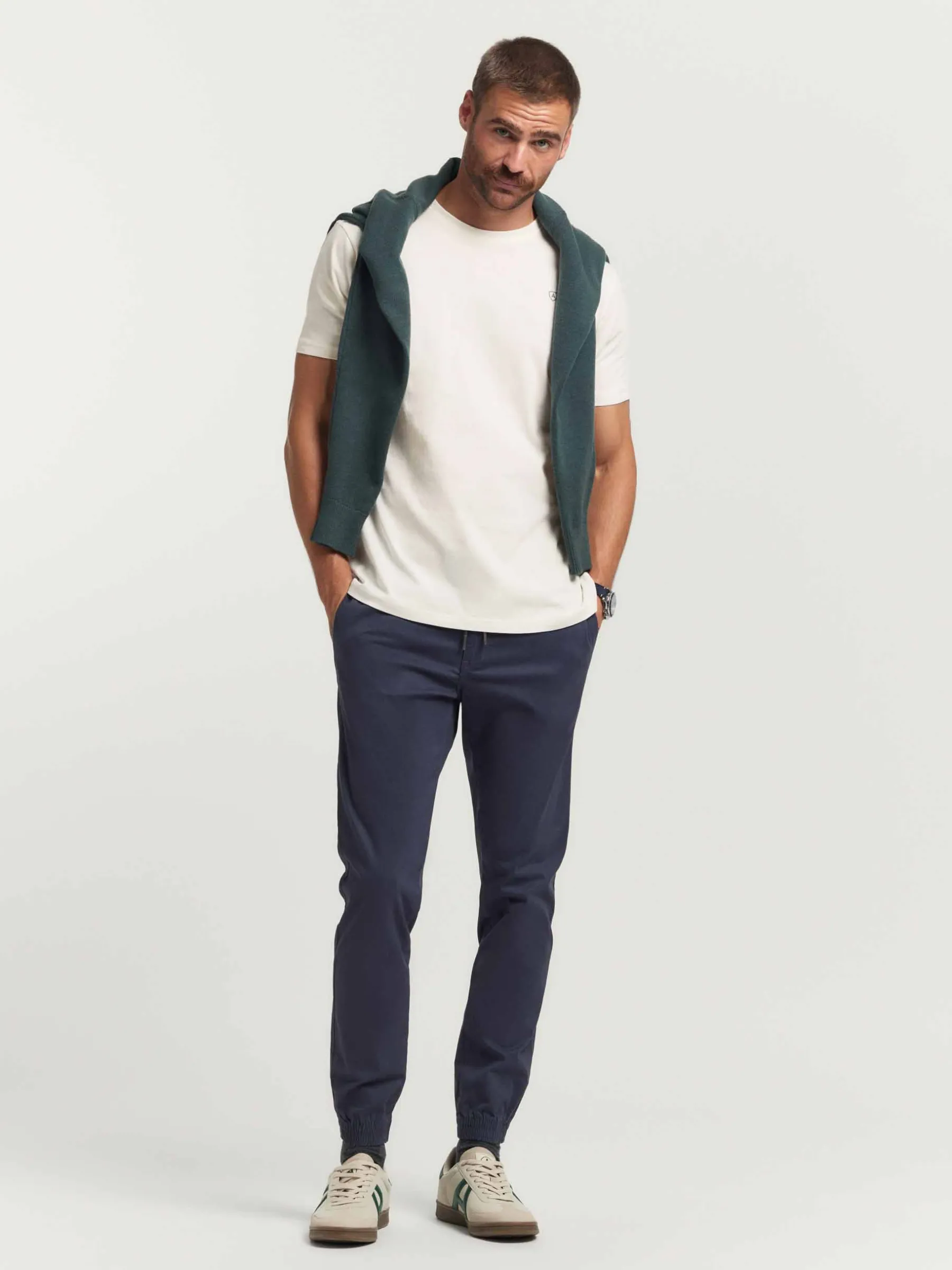 Camisetas<Alvaro Moreno CAMISETA BASICA Crudo