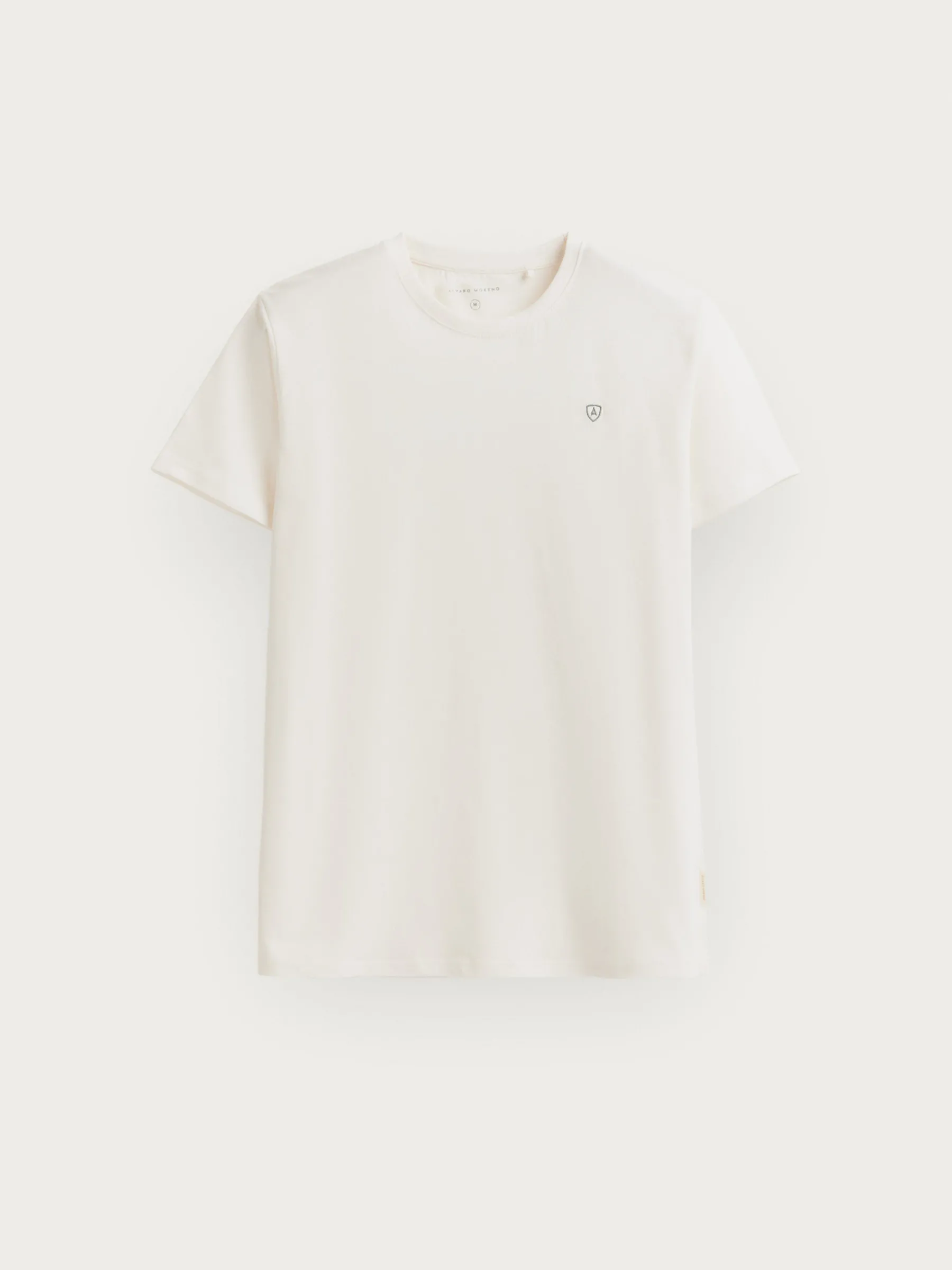 Camisetas<Alvaro Moreno CAMISETA BASICA Crudo