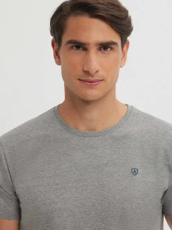 Camisetas<Alvaro Moreno CAMISETA BASICA Gris
