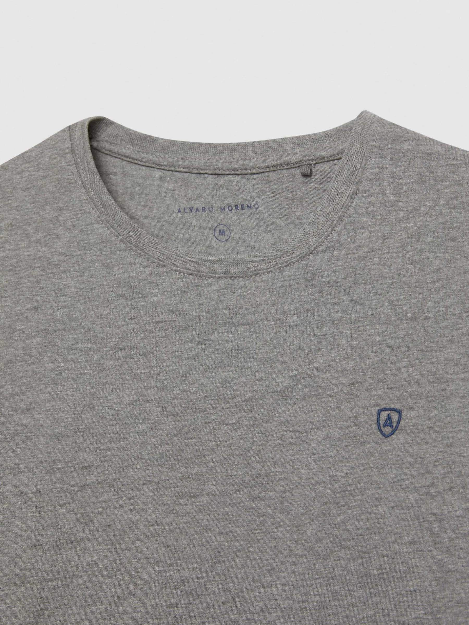 Camisetas<Alvaro Moreno CAMISETA BASICA Gris