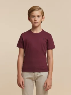 Camisetas<Alvaro Moreno CAMISETA BASICA KIDS Burdeos