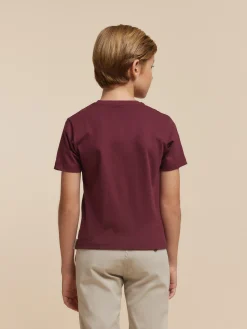 Camisetas<Alvaro Moreno CAMISETA BASICA KIDS Burdeos
