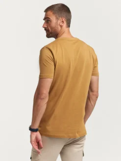 Camisetas<Alvaro Moreno CAMISETA BASICA Mostaza